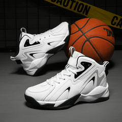 Men's plus size casual sneakers Four seasons breathable light outdoor basketball shoes fashion youth Joker sports running shoes