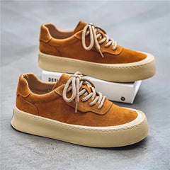 Korean Fashion Casual Canvas Sneakers Men Harajuku Platform Canvas Shoes Man Breathable Men's Vulcanized Shoes Zapatos De Lona