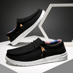 Canvas Loafers Comfortable Walking Flats for Man  Non Slip Soft Moccasins Sneakers Summer loafers Men Casual Shoes Slip on