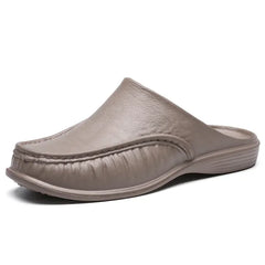 2025 Men Shoes EVA Slip on Flats Shoes Men's Slippers Men Walking Half Slipper Comfortable Soft Household Sandals