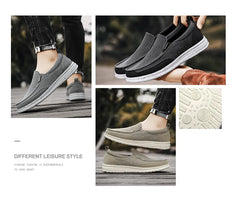 Brand Men's Shoes Canvas Breathable Casual Shoes Men Sneakers Flat Light Outdoor Walking Shoes Zapatillas Hombre Plus Size 39-47