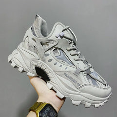 Men's Vulcanized Shoes Luxury Sneakers Harajuku Chunky Sneakers Autumn Running Footwear Male High Fashion Zapatos Hombre