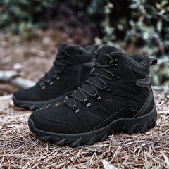 New Men's Boots Outdoor Hiking Boots Men Winter Desert Boots Motocycle Boots Zapatos Hombre