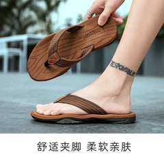Home Flip Flops Fashion Men's Slippers Outdoor Sandals Summer Beach Shoes Size 39-46