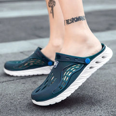 Summer Comfortable Men's Garden Clogs Male Outdoor EVA Injection Clogs Casual Sandal Men Beach Slippers Water Shoes Pool Sandals