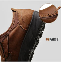 Leather Men Casual Shoes Comfortable Man Walking Runnning Sneakers Breathable Man Loafers Slip on Driving Shoes Zapatos Size 48