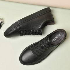 Luxury Brand Men's Sneakers Genuine Leather Casual Shoes Leisure Walk Men Shoes All-match Outdoor Skateboard Footwear For Male