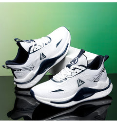 Lightweight Breathable Running Shoes Men Popcorn Shock Absorption Sneakers Flexible Anti Slip Outdoor Sports Shoes Summer Autumn