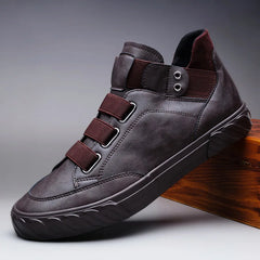 Fashion Shoes New Men's  Black High Top Casual Shoes Men Wear-resisting Loafers Designer Leisure Vulcanized shoes 2023