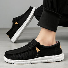 Canvas Loafers Comfortable Walking Flats for Man  Non Slip Soft Moccasins Sneakers Summer loafers Men Casual Shoes Slip on