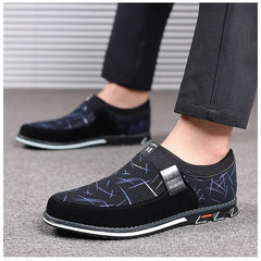 Business Men Leather Shoes for Men 2025 New Comfort Trend Flat Work Shoes Casual Moccasin Sneakers Slip on Big Size Male Loafers