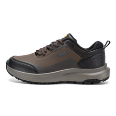 Fittington Hiking Shoes Extra Wide For Man Outdoor Walking Shoes Low-top Waterproof Work Shoes Toe with Arch Support for Heel