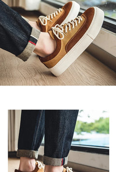 Korean Fashion Casual Canvas Sneakers Men Harajuku Platform Canvas Shoes Man Breathable Men's Vulcanized Shoes Zapatos De Lona