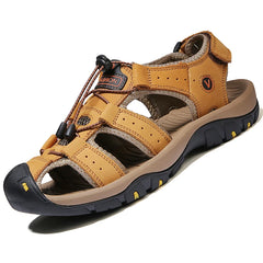 2023  Leather Men Shoes Summer New Large Size Men's Sandals Men Sandals Fashion Sandals Slippers Big Size 38-47