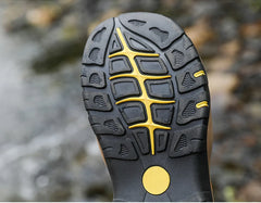 Men Summer Beach Sandals Outdoor Non-slip Wading Shoes Fisherman Leather Breathable Hiking Non-slip Sandals Sandalia Masculina