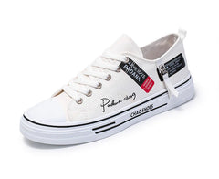 Fashion Men's Canvas Shoes Summer Breathable Men Casual Shoes Outdoor High Quality Sneakers Comfortable Low-Top Men tennis Shoes