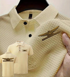 New Men's Polo Short sleeved Goldwing GL1800 Japan Motocycles Tee Ice Silk Breathable Fashion T-Shirt Male Clothes Lapel Tops