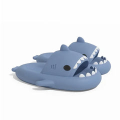 2024 Summer Shark Slippers Women Slides Men Bathroom Flip Flops Home Anti-Skid Flat Shoes Outdoor Fins Removable Slides Sandals