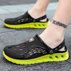 Summer Comfortable Men's Garden Clogs Male Outdoor EVA Injection Clogs Casual Sandal Men Beach Slippers Water Shoes Pool Sandals