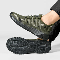 Men's lightweight sneakers summer new breathable anti-slip outdoor racing running shoes fashion Joker student speed sports shoes