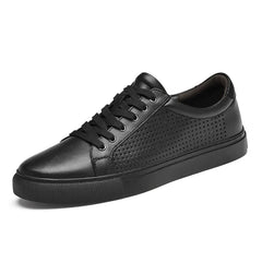 Luxury Brand Men's Sneakers Genuine Leather Casual Shoes Leisure Walk Men Shoes All-match Outdoor Skateboard Footwear For Male
