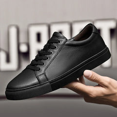 Luxury Brand Men's Sneakers Genuine Leather Casual Shoes Leisure Walk Men Shoes All-match Outdoor Skateboard Footwear For Male