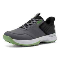 Fittington Professional Golf Shoes Wide Man Casual Sneakers Cushioning Outdoor Water Resistant Sport Shoes for Men with Spike