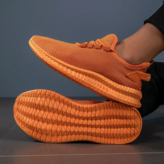 YRZL Mens Running Breathable Lightweight Sneakers Men Casual Sports Shoes Anti Slip Walking Shoes Comfortable Gym Training Shoes