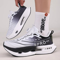 Men's Breathable Casual Sports Training Shoes, Unisex Comfortable and Versatile Casual Sneakers, Durable with Good Grip, Laceless Low-Top Design, Suitable for All Seasons, Gym Training, Running, Daily Casual Wear, Park Workou
