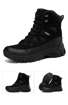 Men Tactical Boots Lace Up Military Army Boot Unisex Work Hiking Shoe Desert Waterproof Brand Climbing Shoe Male Ankle Size Plus