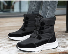 2023 Winter White Snow Boots Waterproof Non-slip Thicken Plush Warm Ankle Boots Women Shoes Botas Mujer Platform Shoes