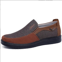 Size 50 Men Breathable Shoes Fashion Light Old Beijing Cloth  Men's Slip on Flat Canvas Shoes Work Zapatillas Hombre