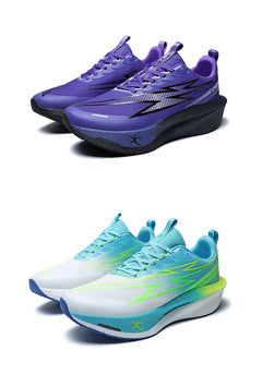 Running Shoes Marathon Carbon Board Air Cushion Men Sports Breathable Lightweight Women's Comfortable Athletic Nonskid Sneakers