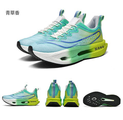 Running Shoes Carbon Board Speciality Marathon Men Sports Breathable Lightweight Women's Comfortable Athletic Nonskid Sneakers