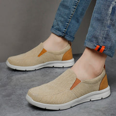 Men Casual Shoes Canvas Breathable Loafers Men Fashion New Male Comfortable Outdoor Walking Shoes Classic Loafers Men Sneakers