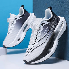 Men's Breathable Casual Sports Training Shoes, Unisex Comfortable and Versatile Casual Sneakers, Durable with Good Grip, Laceless Low-Top Design, Suitable for All Seasons, Gym Training, Running, Daily Casual Wear, Park Workou