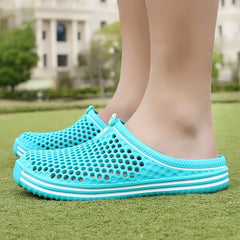 YRZL Men Slippers Lightweight Breathable Fashion Women Shower Slipper High Quality Beach Couple Flip Flop Swimming Shoes