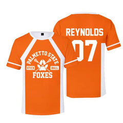 New The Foxhole Court Palmetto State Foxes Lacrosse Jersey Cosplay WILDS MINYARD 3D T-shirt Men/Women Graphic Tees Streetwear