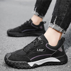 High Quality Men's Sneakers Classics Men Lace-up Shoe for Outdoor Breathable Hiking Shoes Comfortable Sneakers Male Safety Shoes