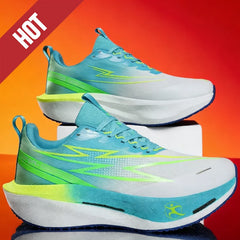 Running Shoes Marathon Carbon Board Air Cushion Men Sports Breathable Lightweight Women's Comfortable Athletic Nonskid Sneakers