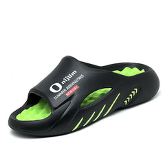 Men Slippers 2024 Summer New Platform Slides Sandals EVA Soft-sole Men Shoes Indoor Outdoor Walking Beach Shoes Flip Flops