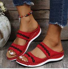 Customizable 2025 New UZZDSS Women Sandals Orthopedic Slippers Summer Shoes Tailor-made Suits WTX372803