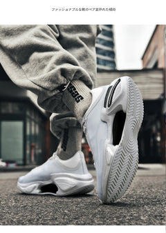 Men's Basketball Shoes Breathable Cushioning Non-Slip Wearable Runing Shoes Gym Training Athletic Basketball Sneakers for Women