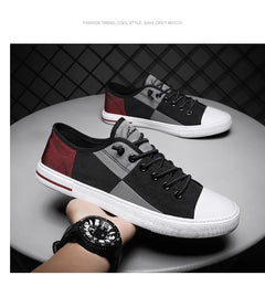 Men Sneakers Casual Shoes Men Flat Brand Fashion Canvas Shoes Comfortable Driving Tennis Sports Shoes Student