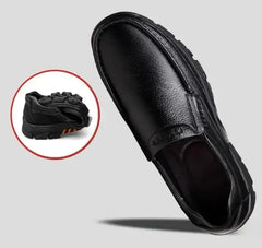 2025 New Handmade Genuine Leather Shoes 48 Men Loafers Soft Leather Men Thick Sole Casual Shoe Male Footwear Black Brown Slip-on
