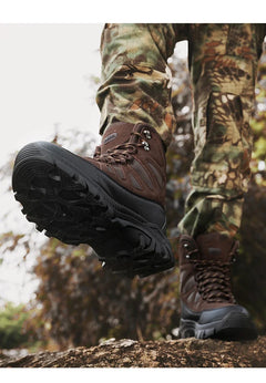 Men Tactical Boots Lace Up Military Army Boot Unisex Work Hiking Shoe Desert Waterproof Brand Climbing Shoe Male Ankle Size Plus