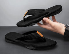 Home Flip Flops Fashion Men's Slippers Outdoor Sandals Summer Beach Shoes Size 39-46