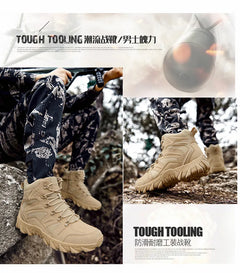 New Men's Boots Outdoor Hiking Boots Men Winter Desert Boots Motocycle Boots Zapatos Hombre