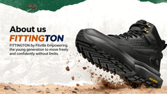 Fittington Professional Golf Shoes Wide Man Casual Sneakers Cushioning Outdoor Water Resistant Sport Shoes for Men with Spike