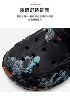 Plus Size 47 Summer Men Sandals Clogs Outdoor Garden Clogs Hole Shoes Male Casual Shoes Water Shoes Comfort Home Soft Slippers
